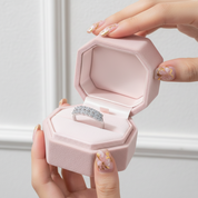 3mm Half Eternity Diamond Wedding Ring-Black Diamonds New York