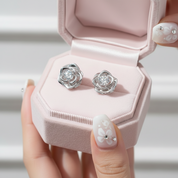 3mm Rose Diamond Stud Earring-Black Diamonds New York