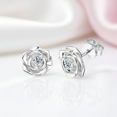 3mm Rose Diamond Option Stud Earring