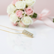 3mm Round Cut Diamond Necklace-Black Diamonds New York