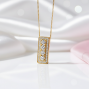 3mm Round Cut Diamond Necklace-Black Diamonds New York