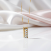 3mm Round Cut Diamond Option Necklace-Black Diamonds New York