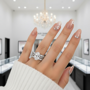 3pcs Stunning Oval Cut Simulated Diamond Wedding Set-Black Diamonds New York