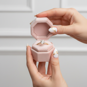 4 prong Yellow Gold Classic Round Cut Engagement Ring-Black Diamonds New York