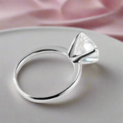 4.0 Ct Heart Cut Diamond Solitaire Engagement Ring-Black Diamonds New York