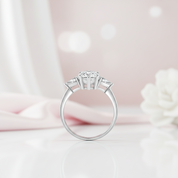 4.0 Ctw Marquise & Pear Cut Diamond Option Engagement Ring-Black Diamonds New York