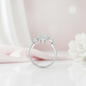 4.0 Ctw Marquise & Pear Cut Diamond Option Engagement Ring-Black Diamonds New York
