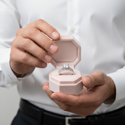 4.2 Ctw Round Diamond Engagement Ring Set-Black Diamonds New York