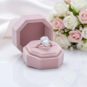 4.50ct Pear-Cut Diamond Option Engagement Ring-Black Diamonds New York