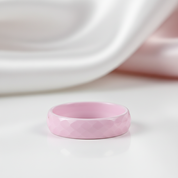 6mm Ceramic Women's Wedding Band-Black Diamonds New York