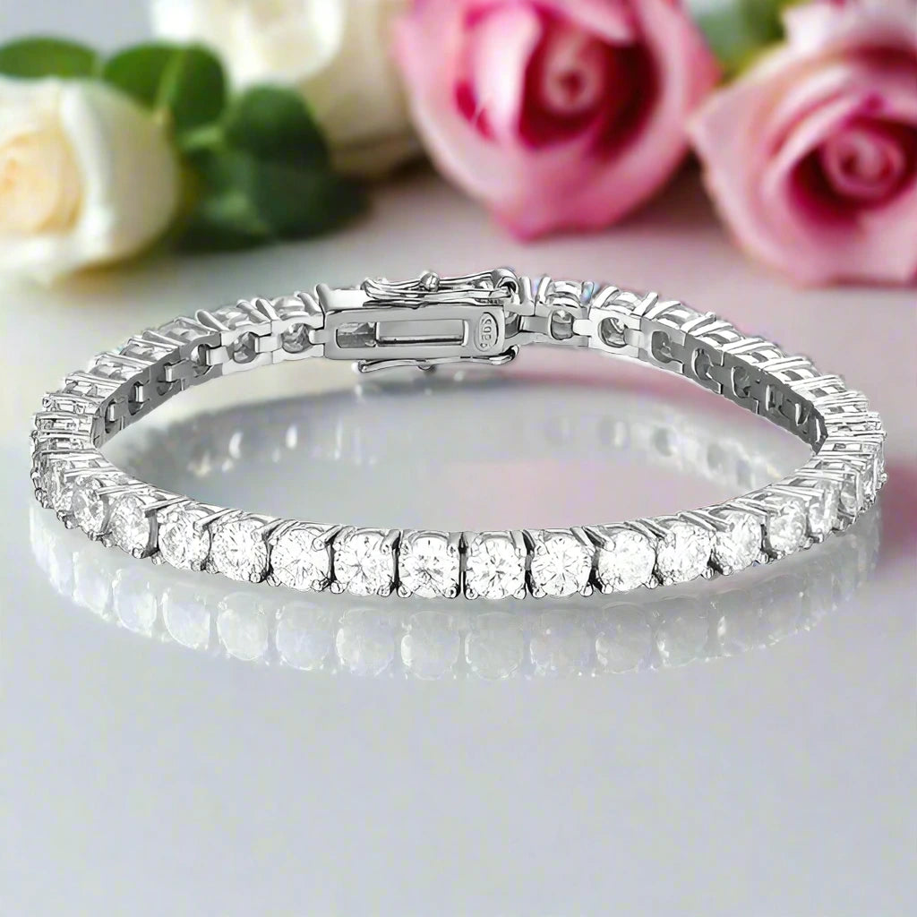 4mm Diamond Tennis Bracelet-Black Diamonds New York