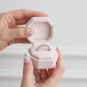 4mm Heart Diamond Eternity Wedding Band