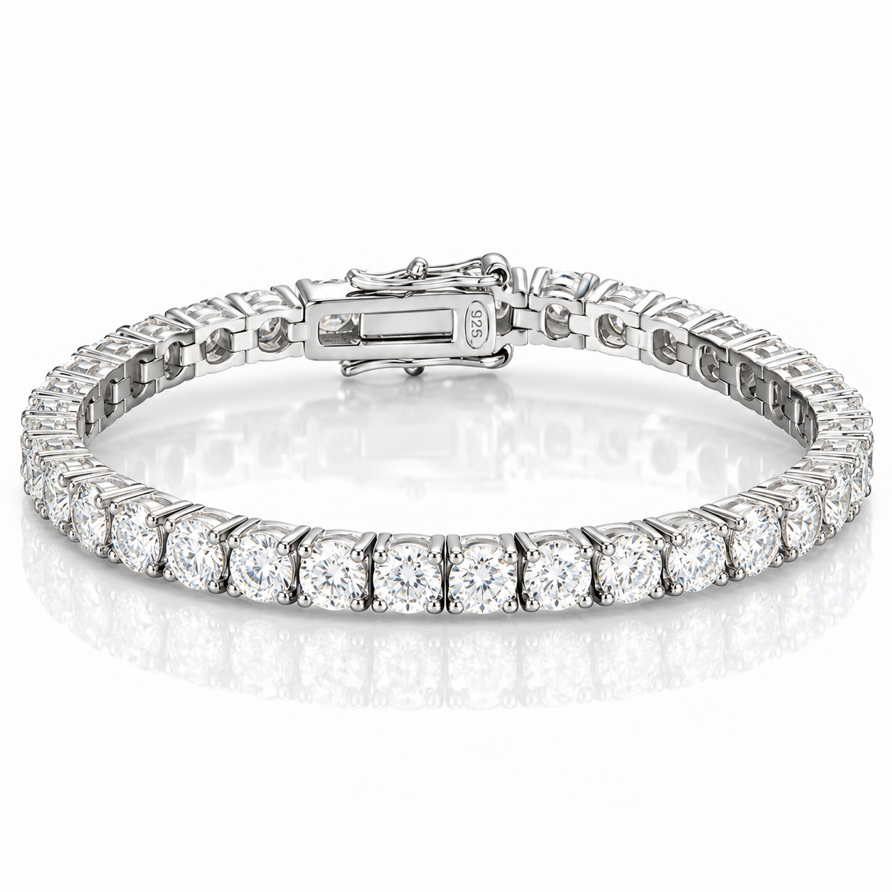 4mm Diamond Option Tennis Bracelet-Black Diamonds New York