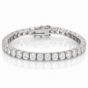 4mm Diamond Option Tennis Bracelet-Black Diamonds New York