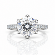 5.0 Ct Diamond Option Classic Engagement Ring-Black Diamonds New York