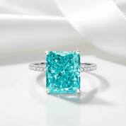 5.0 Ct Radiant Cut Diamond Engagement Ring-Black Diamonds New York