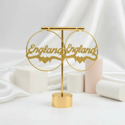 50-100MM Custom Name Hoop Earrings-Black Diamonds New York