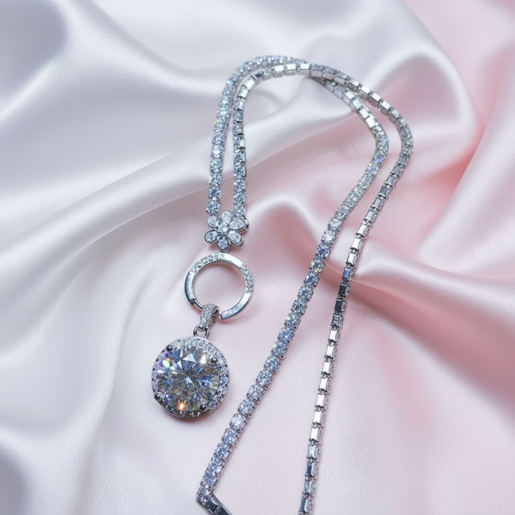 5.0 Ct Diamond Chain Necklace-Black Diamonds New York