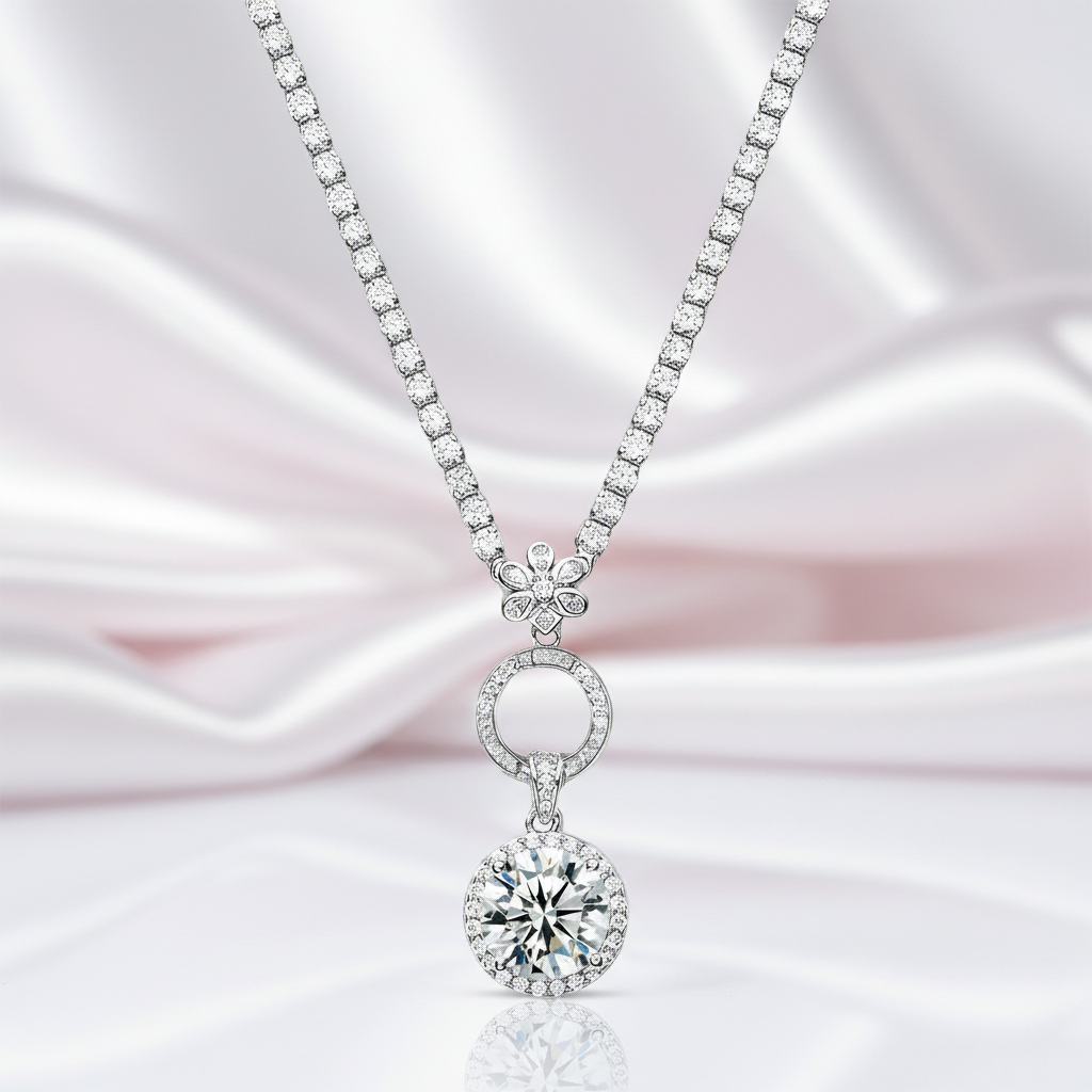 5.0 Ct Diamond Option Chain Necklace-Black Diamonds New York