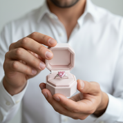 5.0 CT Pink Heart Cut Diamond Option Engagement Ring-Black Diamonds New York