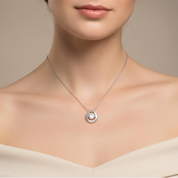 5.0mm 0.5 Ct Twinkle Diamond Necklace-Black Diamonds New York