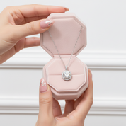 5/10ct Classic Round Bag Diamond Pendant Necklace-Black Diamonds New York