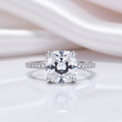 5 Carat Cushion-Cut Diamond Option Ring-Black Diamonds New York