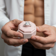 5ct Luxury Oval Cut Diamond Engagement Ring-Black Diamonds New York