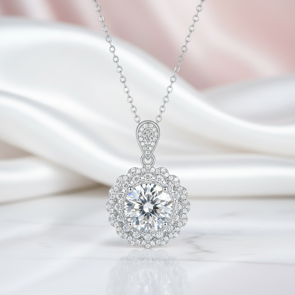 5ct Diamond Necklace-Black Diamonds New York