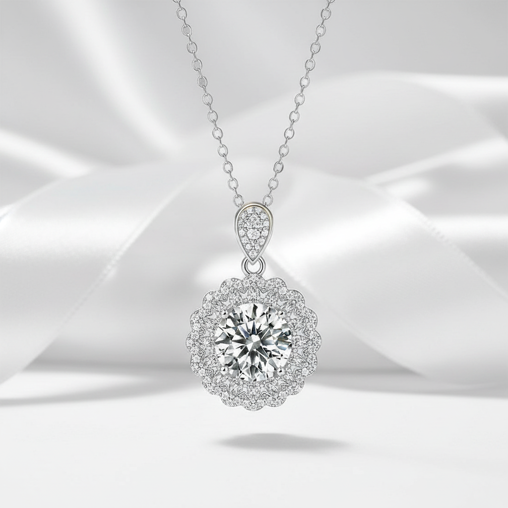 5ct Diamond Necklace-Black Diamonds New York