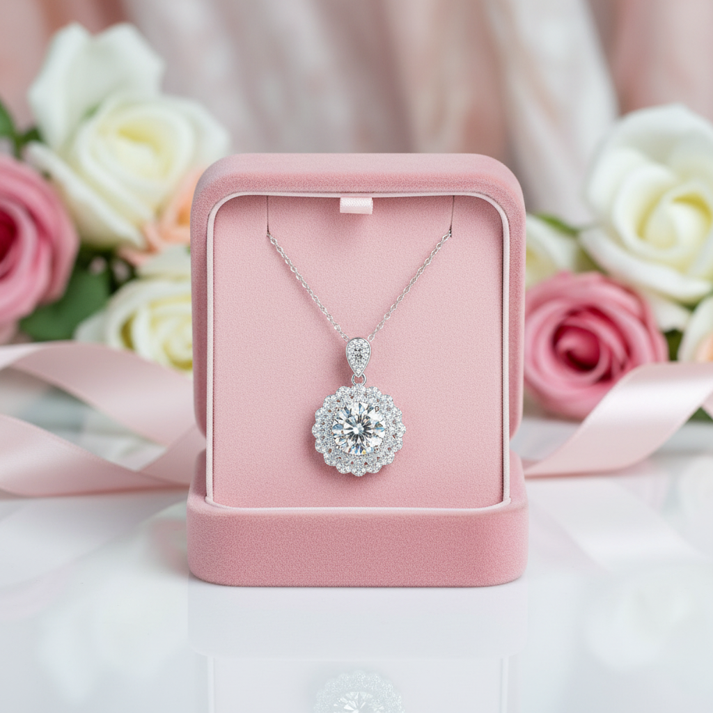 5ct Diamond Necklace-Black Diamonds New York