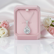 5ct Diamond Water Drop Pendant Necklace-Black Diamonds New York