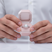 5.0 Ct Round Cut Diamond Option Engagement Ring-Black Diamonds New York