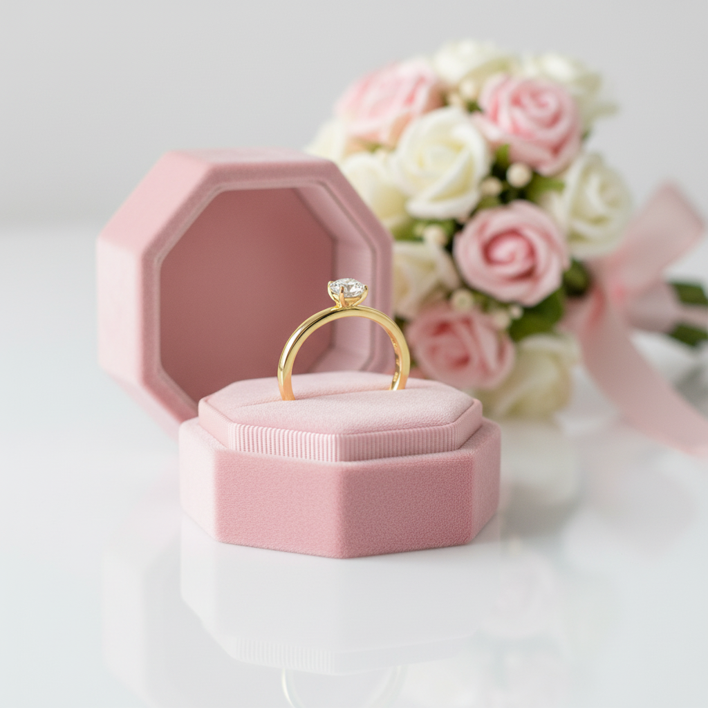 5mm 0.5Ct D Color VVS Diamond Option Solitaire Engagement Ring-Black Diamonds New York