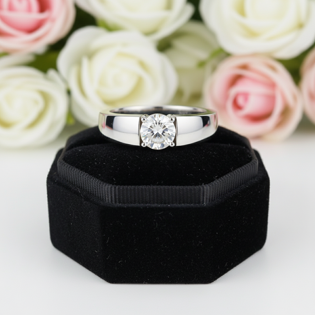5mm Diamond Wedding Band-Black Diamonds New York