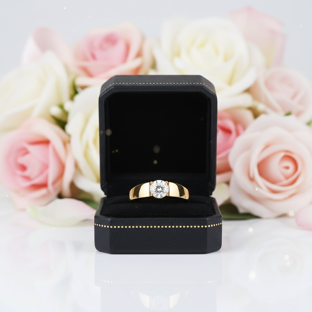 5mm Diamond Option Wedding Band-Black Diamonds New York