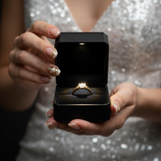 5mm Diamond Option Wedding Band-Black Diamonds New York