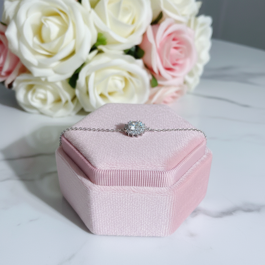 5mm Round Diamond Adjustable Bracelet-Black Diamonds New York