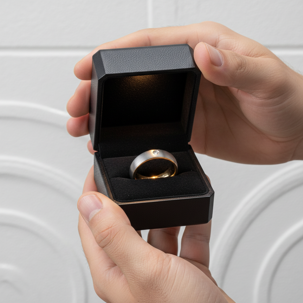 Dome Brushed Finished Tungsten Wedding Band with Diamond Option-Black Diamonds New York