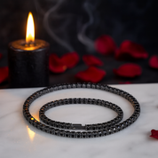 5mm Black Diamond Unisex Gothic Necklace-Black Diamonds New York