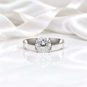 6.5mm 1 Carat Round Cut Diamond Option Men's Ring-Black Diamonds New York