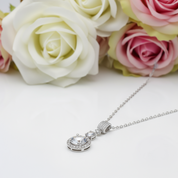 6.1 Ct Diamond Sweater Collarbone Chain Necklace-Black Diamonds New York