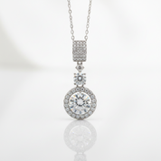 6.1 Ct Diamond Option Sweater Collarbone Chain Necklace-Black Diamonds New York