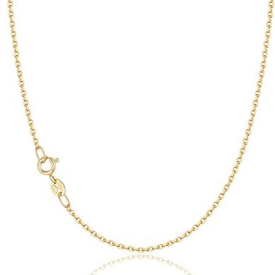 Classic 18k Yellow Gold Chain Necklace