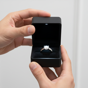 6.5mm 1 Carat Round Cut Diamond Option Men's Ring-Black Diamonds New York