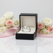 6.5mm 1 Carat Round Cut Diamond Option Men's Ring-Black Diamonds New York