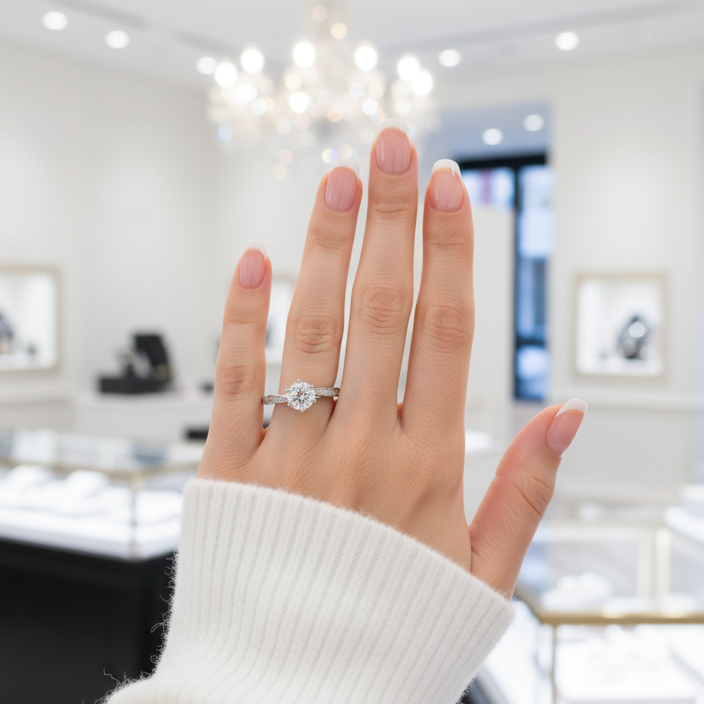 6.5mm 1.0Ct Diamond Wedding Ring-Black Diamonds New York