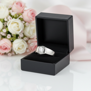 6.5mm 1Ct D Color Diamond Option Men's Ring-Black Diamonds New York