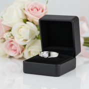 6.5mm Round Diamond Option Antique Men's Ring-Black Diamonds New York
