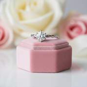 6 Prong Twist Band Diamond Ring-Black Diamonds New York